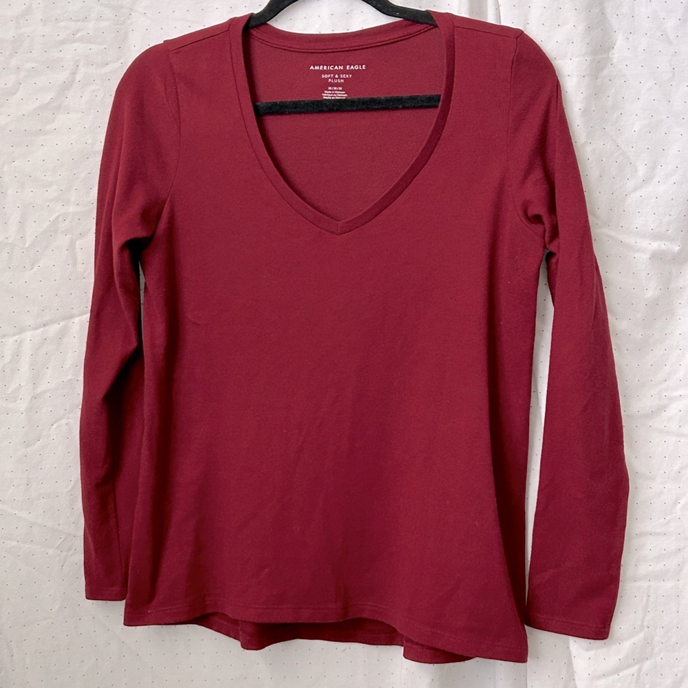 AE Soft Knit Long Sleeve Top